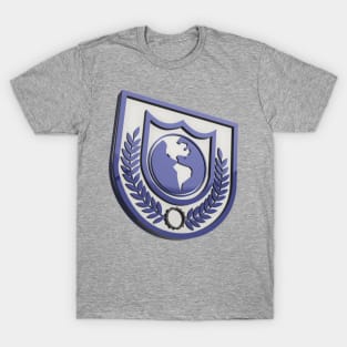 Buck Rogers Earth Protectorate Shield T-Shirt